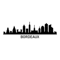 bordeaux skyline illustrated in vector and available in svg, pdf, eps, png, jpeg and ai format and available for instant