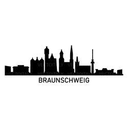 braunschweig skyline illustrated in vector and available in svg, pdf, eps, png, jpeg and ai format and available for ins