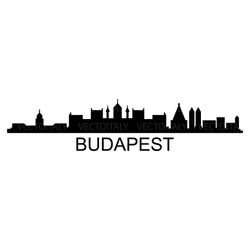 budapest skyline illustrated in vector and available in svg, pdf, eps, png, jpeg and ai format and available for instant