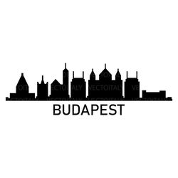 budapest skyline illustrated in vector and available in svg, pdf, eps, png, jpeg and ai format and available for instant