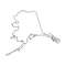 Alaska Map Illustrated In Vector And Available In SVG PDF Eps Png JPEG And Ai Format And Available  0