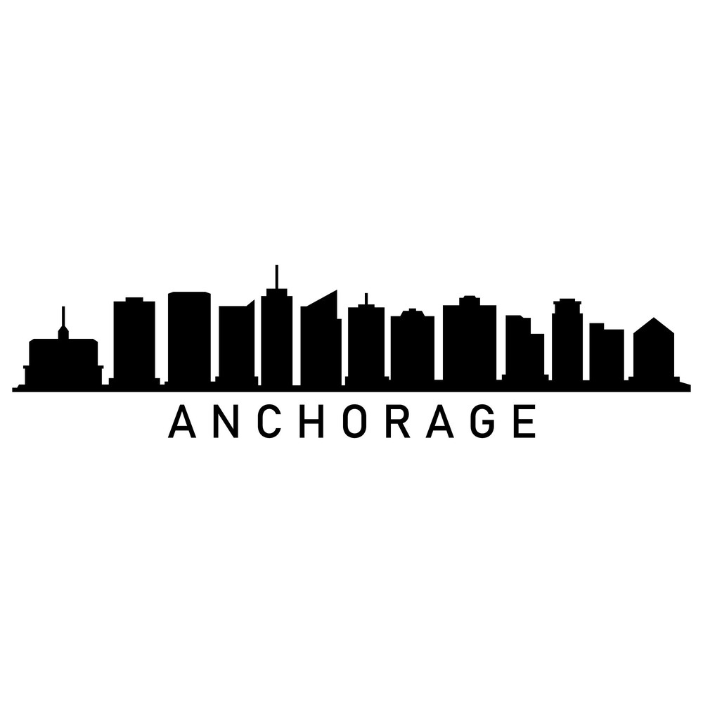Skyline Anchorage Illustrated In Vector And Available In SVG PDF Eps Png JPEG And Ai Format And Ava 0