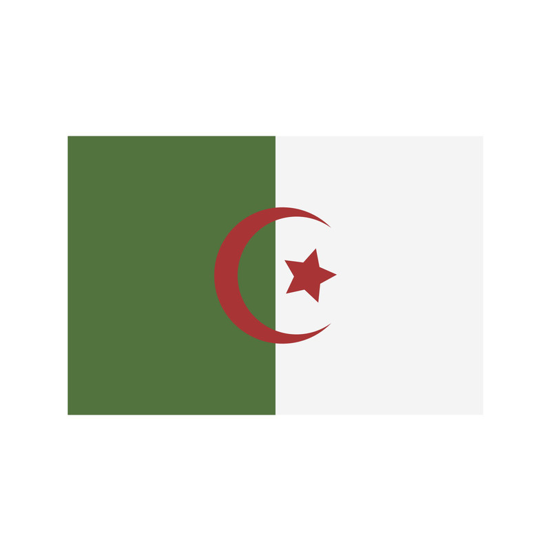 Algeria Flag Illustrated In Vector And Available In SVG PDF Eps Png JPEG And Ai Format And Availabl 0
