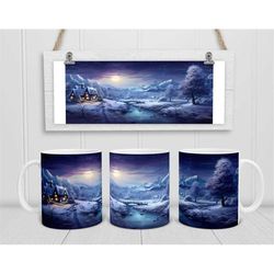 3d christmas polar bear mug, festive bear holiday coffee cup, unique gift idea