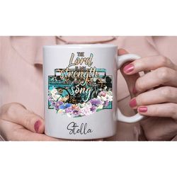 bible mug, personalised jesus coffee / tea cup, psalm lover gifts, gift for god lovers, in the uk