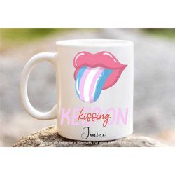 transgender mug, pride coffee tea cup, personalised trans gift, gay pride mug, lgbtq gifts, in the uk