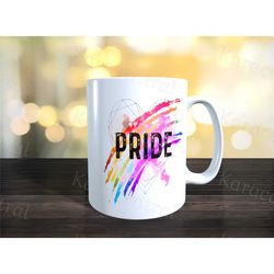 gay pride mug, lgbtq 2021 coffee tea cup, gay pride gifts, rainbow peace mug gifts, lgbt pride mug gift, lesbian gay mug