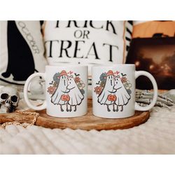 cute ghost halloween mug - spooky season mug - ghost lovers mug - halloween fall mug - halloween cup - halloween gifts -