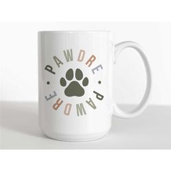 pawdre mug, dog dad gift, dog dad coffee cup, pawther's day mug, pawther's day gift, happy pawther's day mug, dog dad f