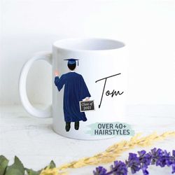 custom graduation gift for him, grad school mug, masters student, masters degree gift, university grad, personalized hig