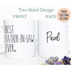 father in law mug, best father in law ever gift, father in law gift, to my future father in law, future father in law mu