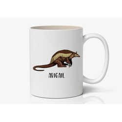 custom armadillo mug, armadillo present, armadillo tumbler, armadillo gift, armadillo travel mug, personalized armadillo