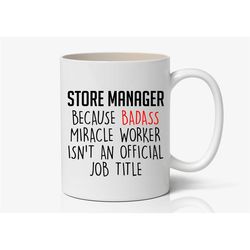 store manager mug, store manager present, store manager gift ideas, store manager travel mug, store manager tumbler k109