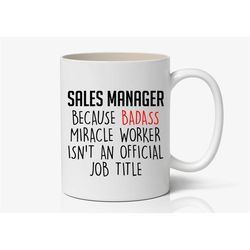 sales manager mug, sales manager present, sales manager gift ideas, thank you gift for sales manager, best sales manager
