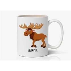 custom moose mug, moose present, moose tumbler, moose gift, moose travel mug, personalized moose cup k70