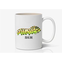 personalized caterpillar mug, caterpillar gift ideas, caterpillar tumbler, caterpillar travel mug, custom caterpillar cu