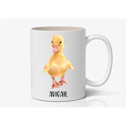 personalized duck mug, duck gift ideas, duck tumbler, duck travel mug, custom duck cup k40