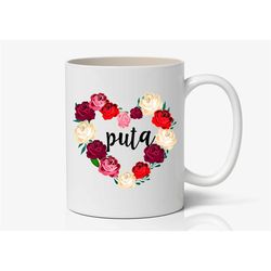 puta mug, funny spanish mug, puta tumbler, puta travel mug kk18