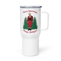 queer santa travel mug