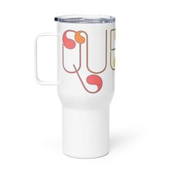 queer pride travel mug