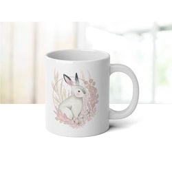 11oz large mug, rabbit coffee mug, bunny mug, large coffee mug, bunny coffee cup, mugs for mom, jumbo mug,cute mugs aest
