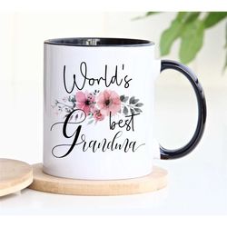 worlds best grandma mug, gifts for grandma, grandma coffee mug, grandmother gift, coffee mug, nana mug, worlds best nana
