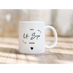 mug a super dad, man - dad gift - birthday gift - birth gift -