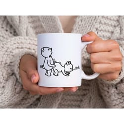 mug naughty couple teddy - teddy bears - mug sex - mug humor - funny mug - birthday gift -