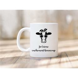 mug cow i love you very much - mug cow - gift cow - animal - cow - birthday gift - gift couple -
