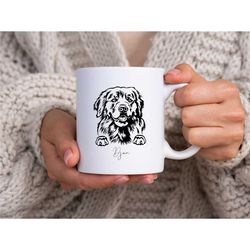 mug dog golden retriever
