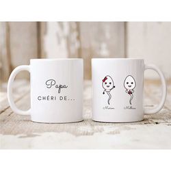 mug papa darling - dad gift - father's day - happy daddy day - birth gift - dad gift idea -