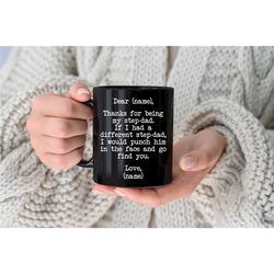 step dad coffee mug father's day gift gift for step dad step father gift dad mug gift for father father's gift ideas bon