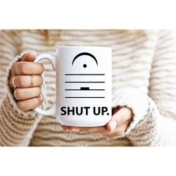 band director gift - funny music teacher gift - choir director gift - orchestra conductor gift - musical mug - shut up m