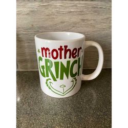 grinch mug funny rude gift mother grinch ,christmas birthday gift for him her