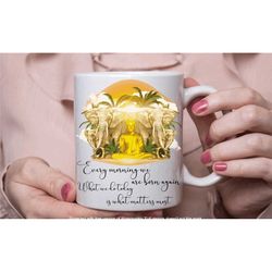 buddha coffee mug, buddha tea cup, meditation mug, yoga gifts in the uk