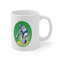 cricket coffee mug, cricket coach gift, player mug, secreta santa coworker gift idea