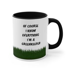 greenkeeper coffee mug, groundsman gift, groundskeeper coffee mug, appreciation gift