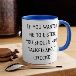 cricket fan coffee mug, cricket lover mug, gifts ideas for cricket players, coach, scorer, cricket coach gift