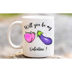 rude valentines mug, valentines day gift, valentines tea/coffee cup, sex mug, dirty valentines mug for him or her