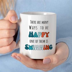 birthday present for swimming coach,swimming teacher mug, open water swim gift, sea swimmer mug, swim trainer,swim instr