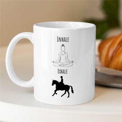 horseback riding coach trainer gift, perfect equestrian gift, horse owner mug, birthday present for horse girls, dressag