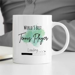 tennis coffee mug, cup for tennis players, best tennis player gift, bday gifts for tennis husband, tennis player dad, te