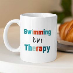swimming group gift, lake swimmer mug, swimmer birthday gift, cold water therapy, swim husband gift, swimming coach, swi