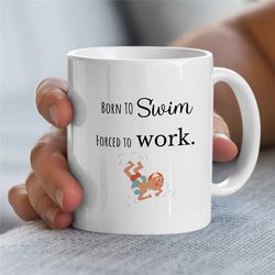 lake swimmer mug, swimming group gift, swimmer birthday gift, cold water therapy, swim husband gift, swimming coach, swi