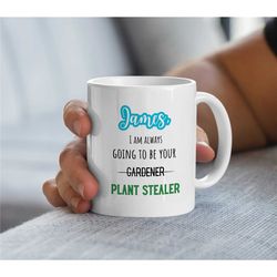 custom hobby gardener, personalized gift for gardener, customizable garden gift for mum, gift for friends, birthday pres