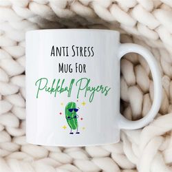 cute pickleball gift, perfect present for pickleball mom, gift for grandad, winner mug, birthday present for tennis play