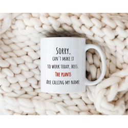 funny gardening mug, hobby gardener gift, plant lover mum, gift for nana, birthday present, gardening gift ideas, plant