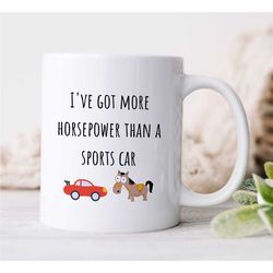 perfect mug for equestrians, beautiful horse rider gift idea, cute horse mug, birthday present for her, dressage gifts,