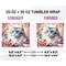 Cat Flowers Tumbler Wrap Sublimation PNG 1
