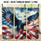 Patriotic Eagle Tumbler Wrap 4th Of July PNG 0